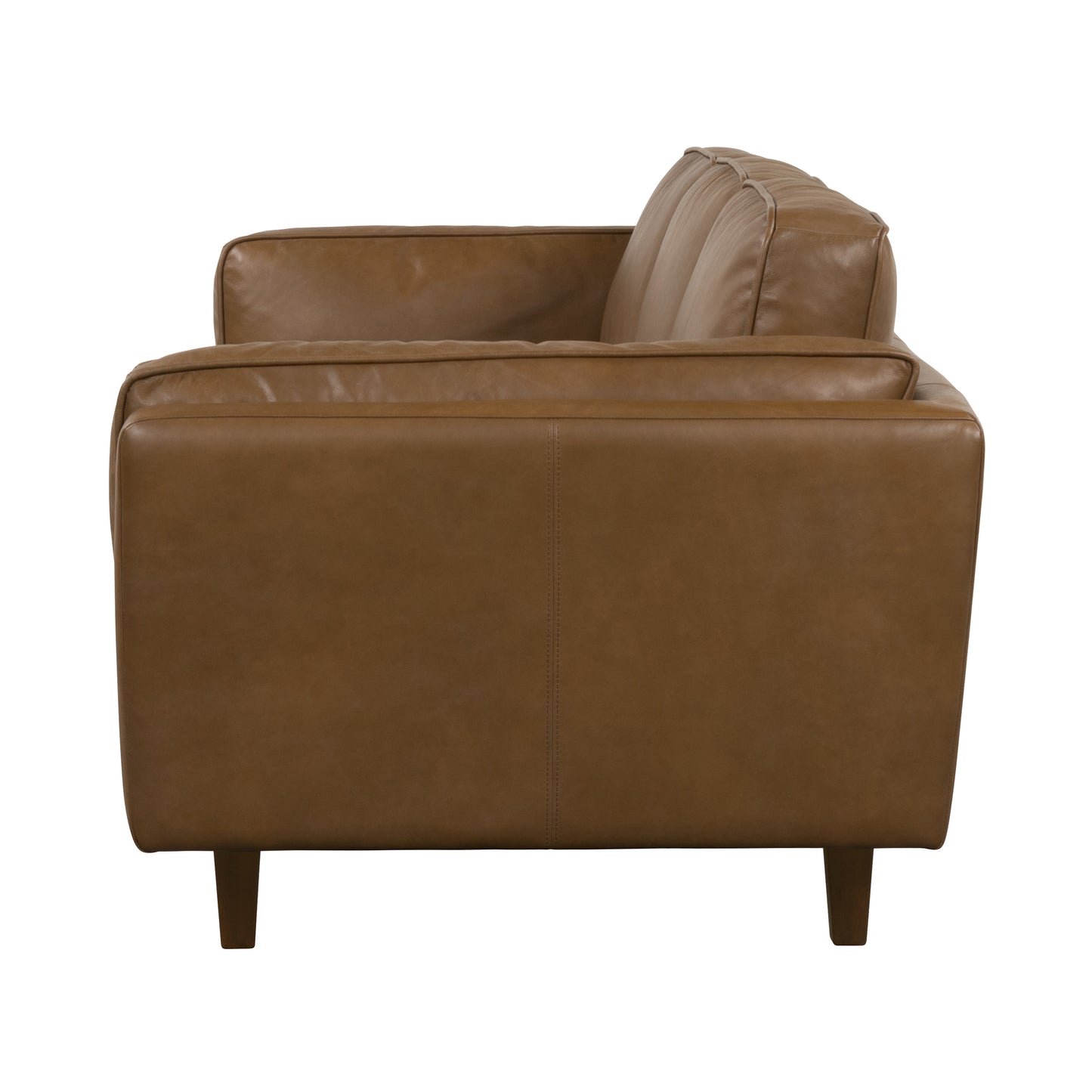 BROOKLYN Tan Leather 3-Seater Sofa