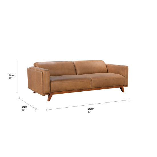 BRANDO 2.5-Seater Leather Sofa