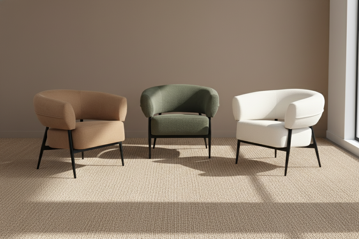 Cuba Occasional single lounge chair : Brown