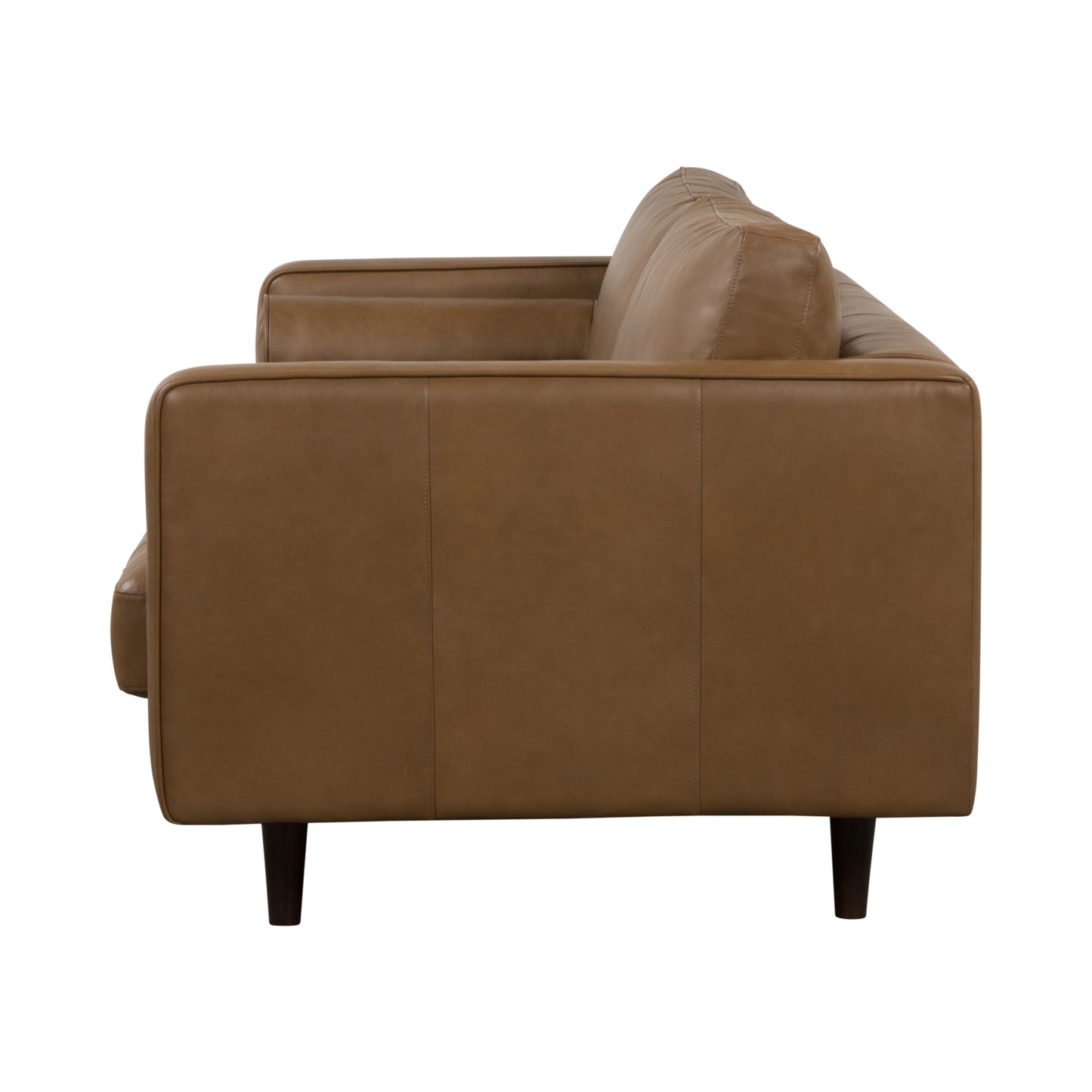 JACKSON Tan Leather 3-Seater Sofa