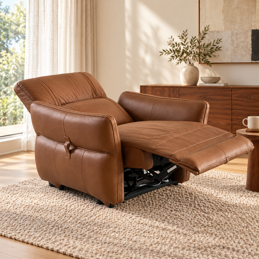 Torino Leather Electric Recliner Chair