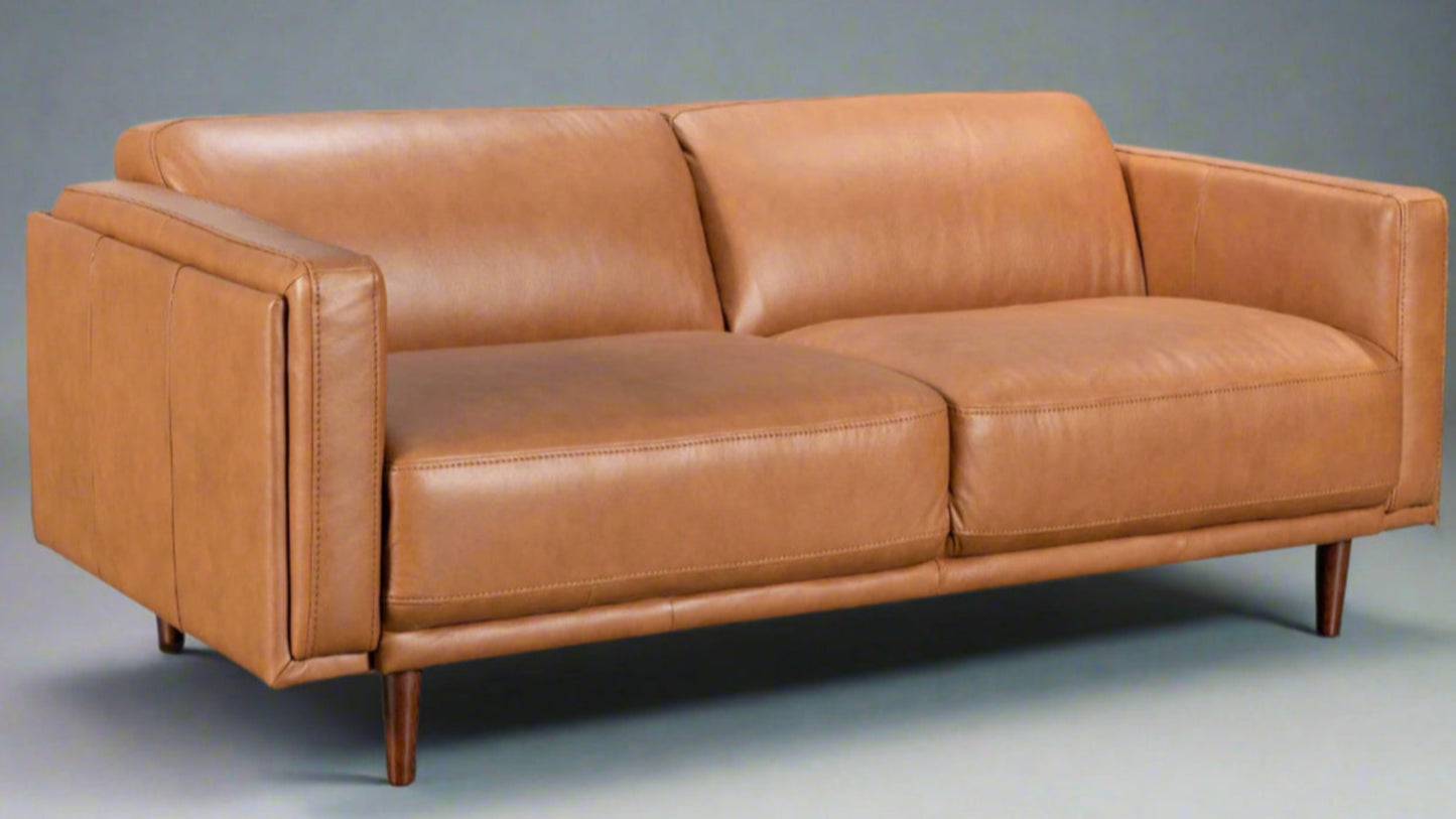 HUGO Leather Sofa 3-seater