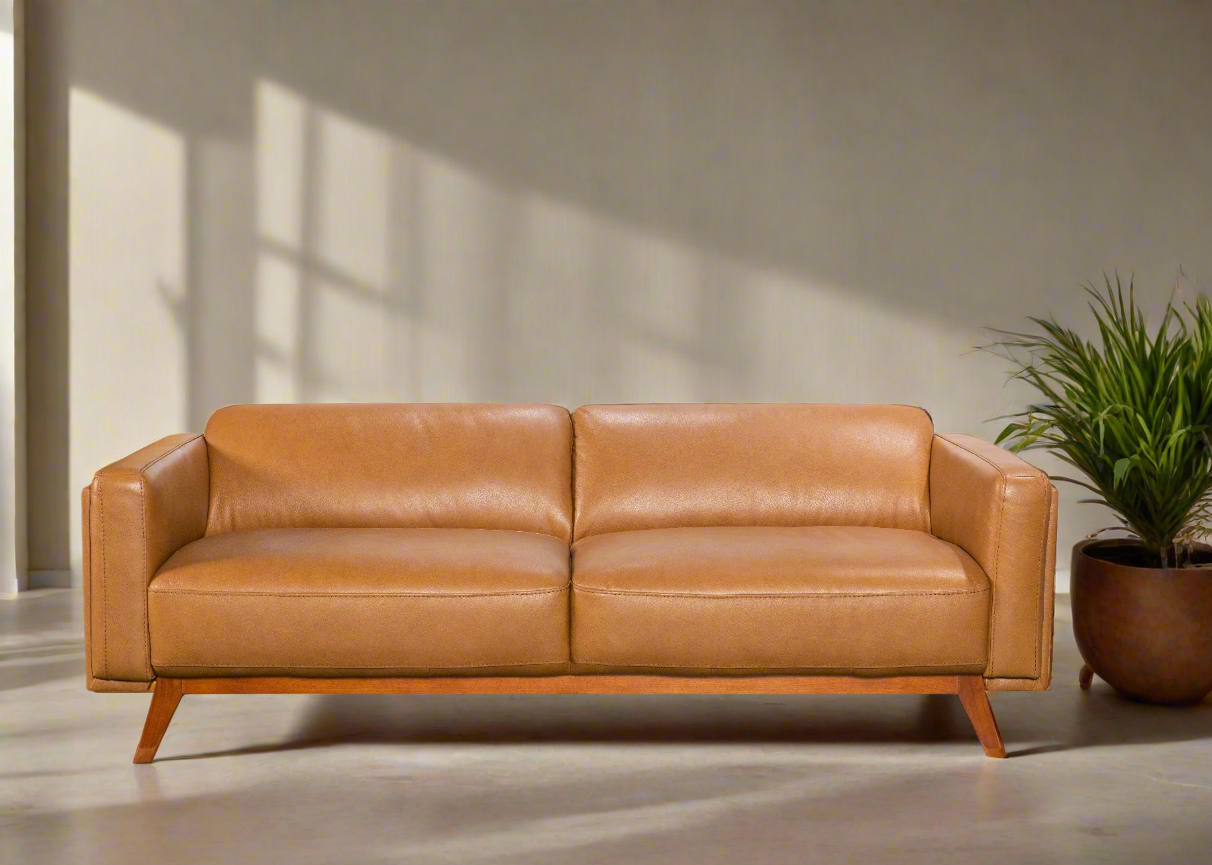 BRANDO 2.5-Seater Leather Sofa