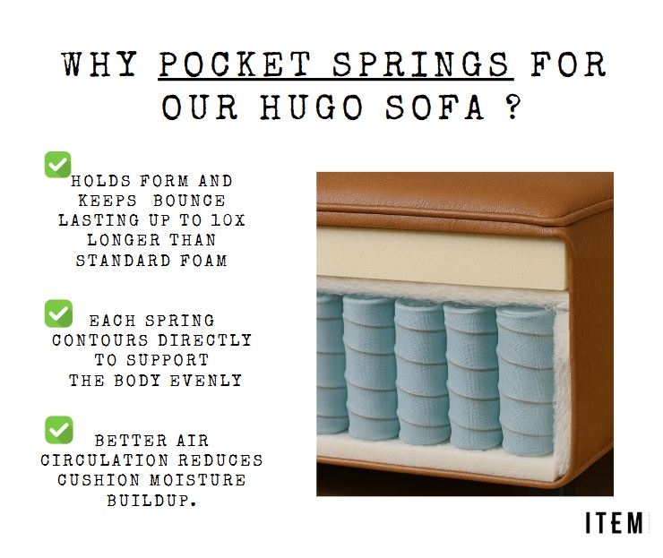 HUGO 2-Seater Vegan Suede Sofa