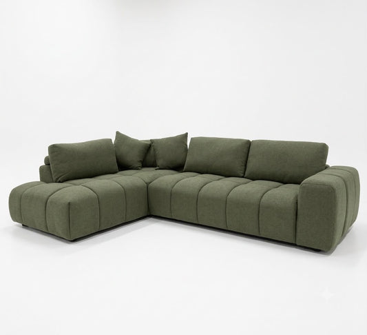 Marsha chaise sofa : Forest Green