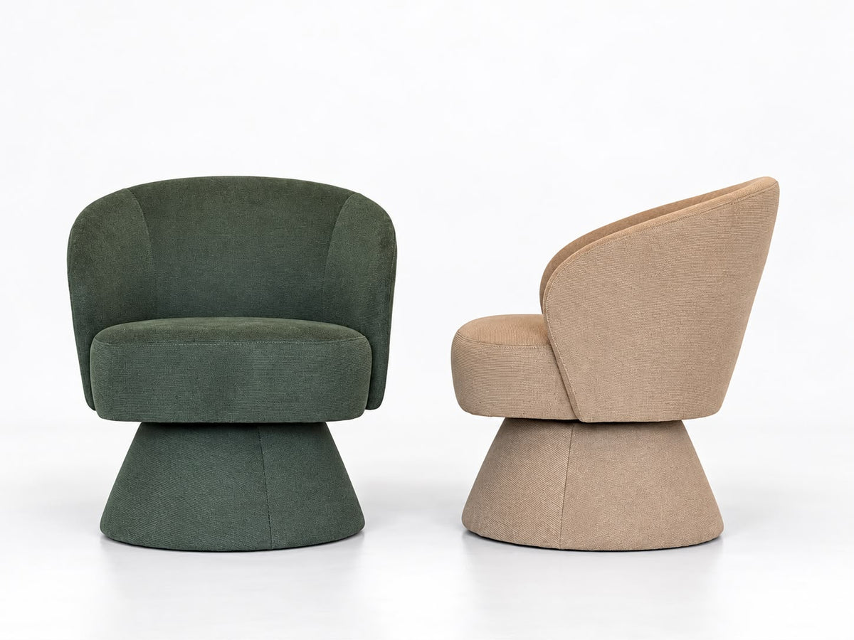 Circo Swivel Lounge Chair - Green