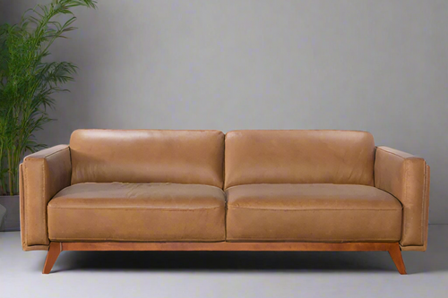 BRANDO 2.5-Seater Leather Sofa (PROMOTIONAL PRICE)