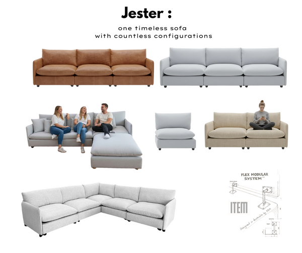 NEW DESIGN : Jester Sofa - Sectional