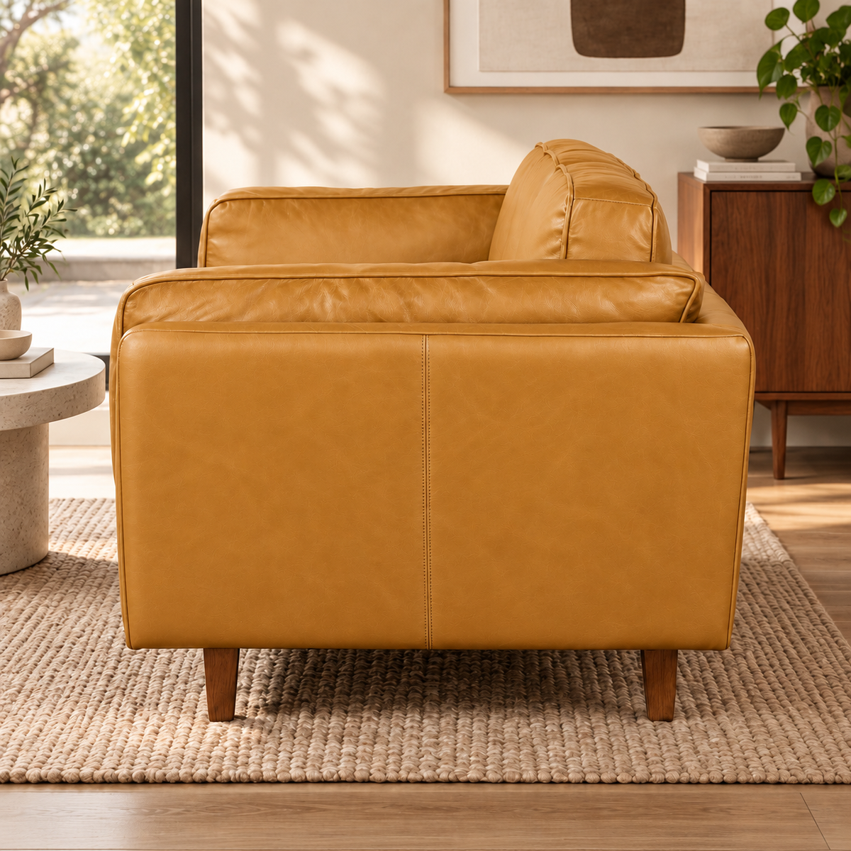 Brooklyn Leather 3 Seater Sofa