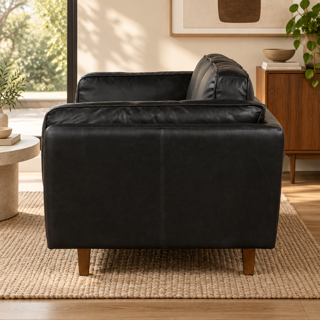 Brooklyn Leather 3 Seater Sofa