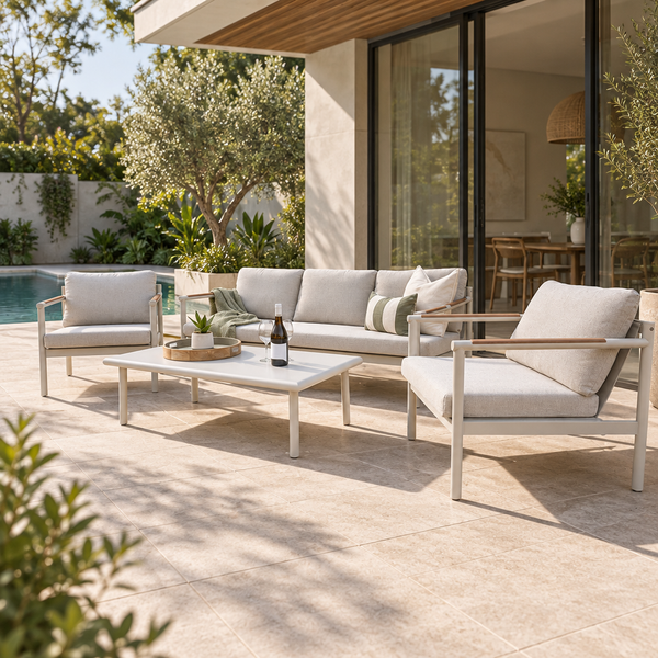 Cavan 4 Piece Aluminium Outdoor Setting