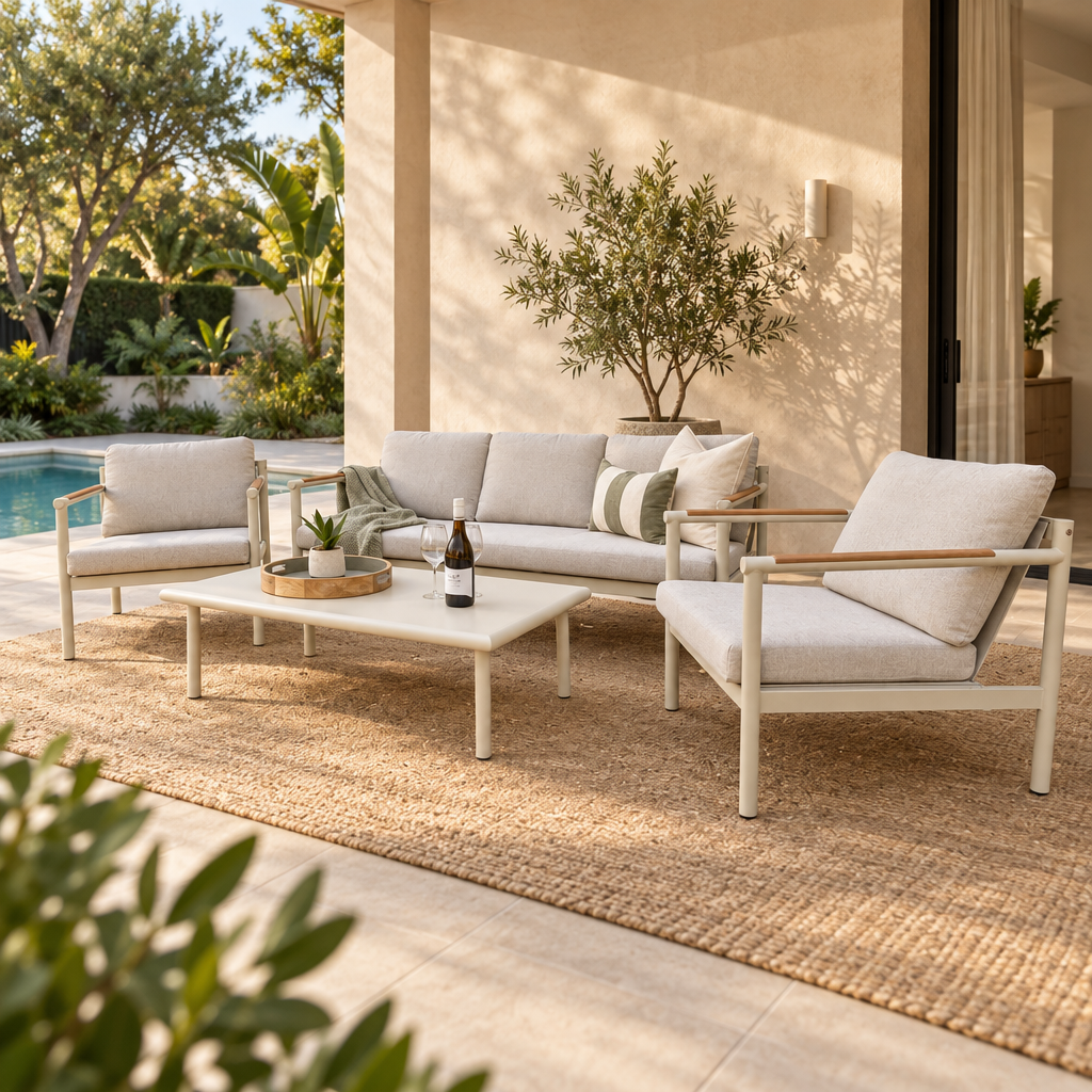 Cavan 4 Piece Aluminium Outdoor Setting