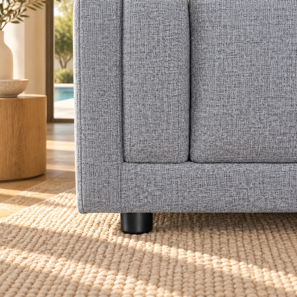 Vinny Fabric Chaise Lounge