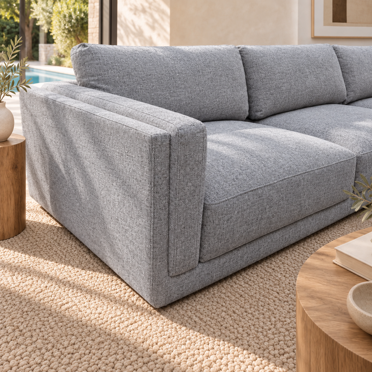 Vinny Fabric Chaise Lounge