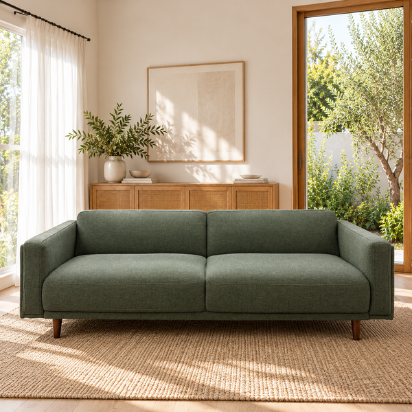 Hugo 3 Seater Fabric Sofa