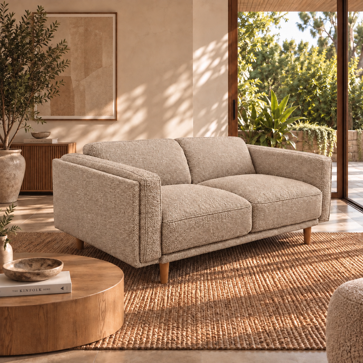 Hugo 2 Seater Fabric Sofa