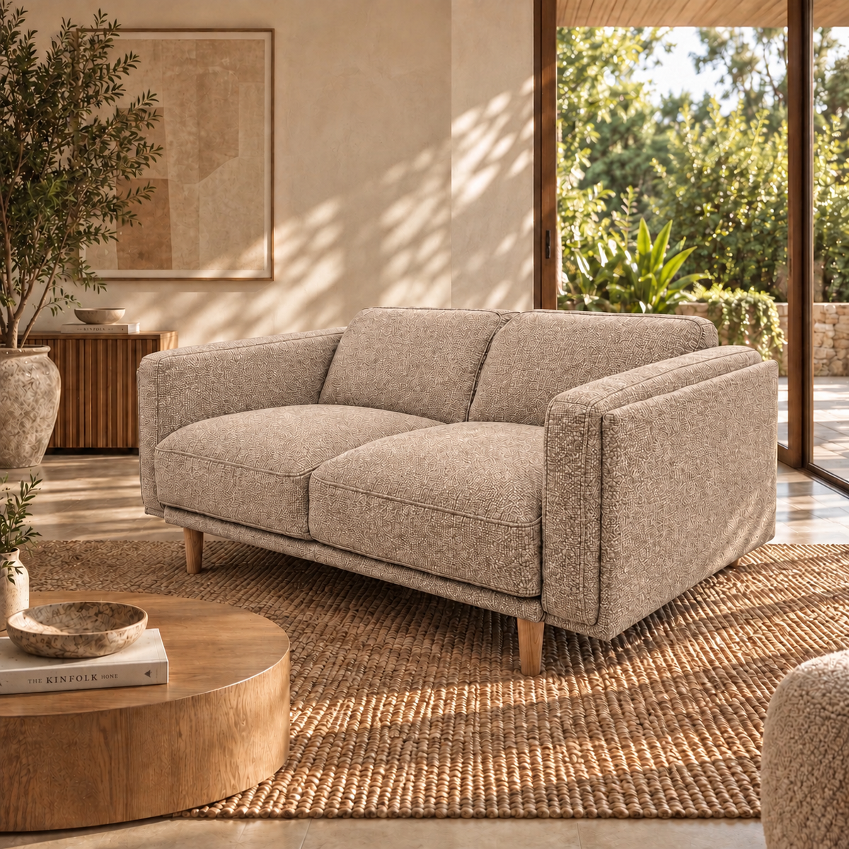 Hugo 2 Seater Fabric Sofa