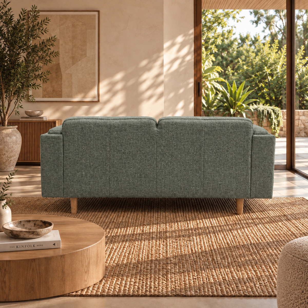 Hugo 2 Seater Fabric Sofa