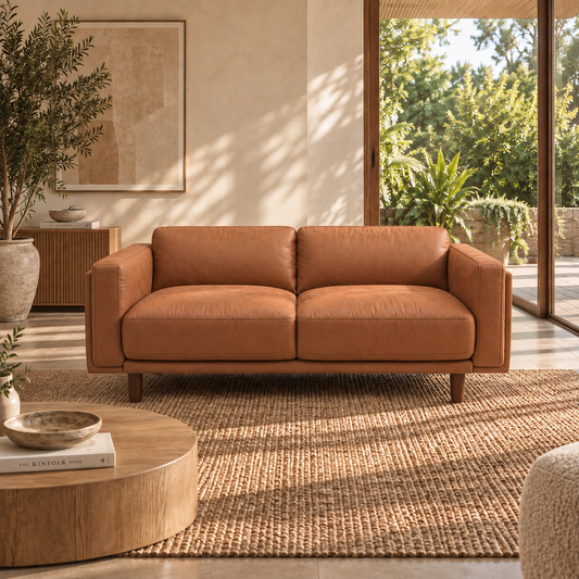 Hugo 2 Seater Vegan Suede Sofa