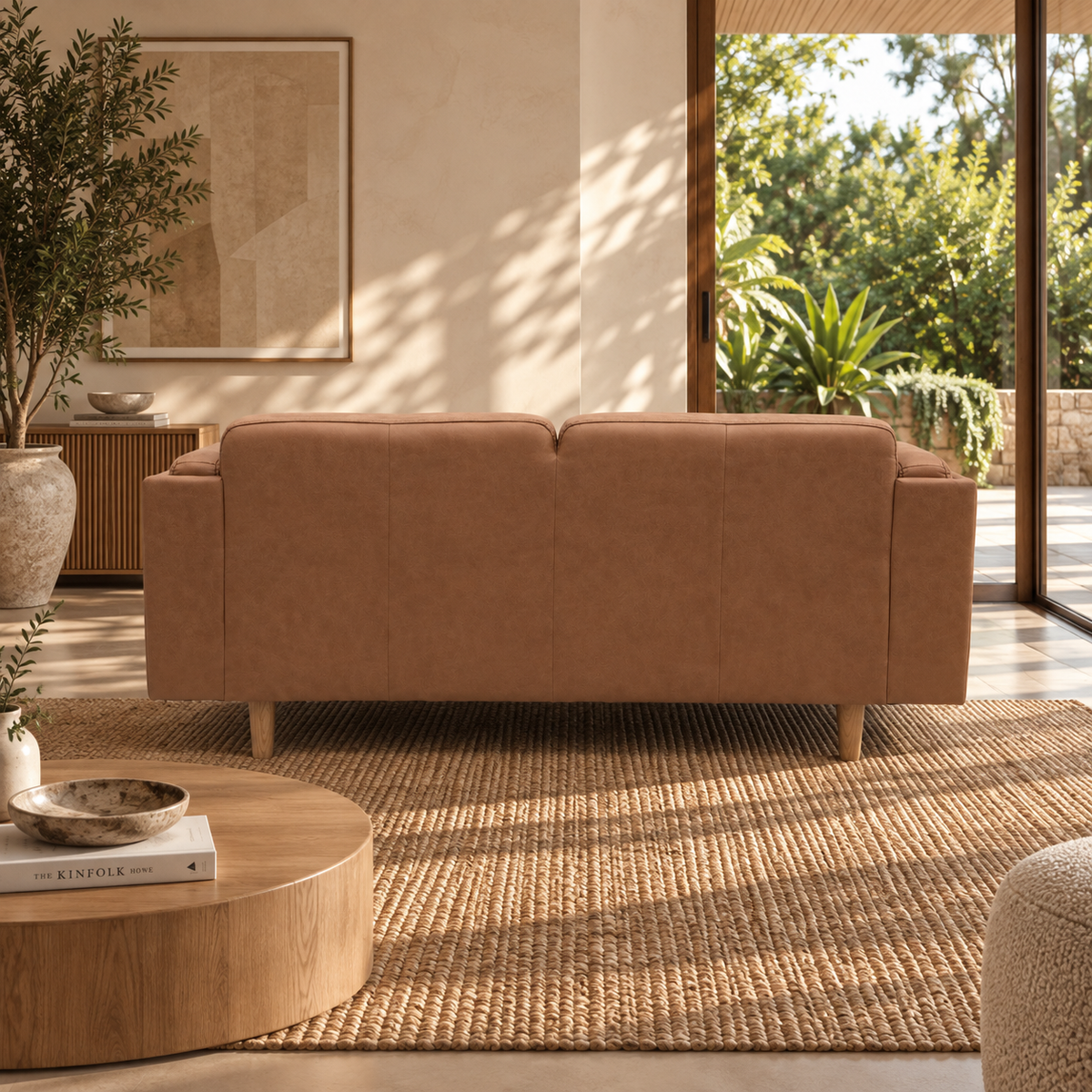 Hugo 2 Seater Vegan Suede Sofa