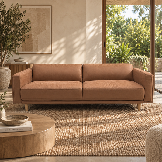Hugo 3 Seater Vegan Suede Sofa