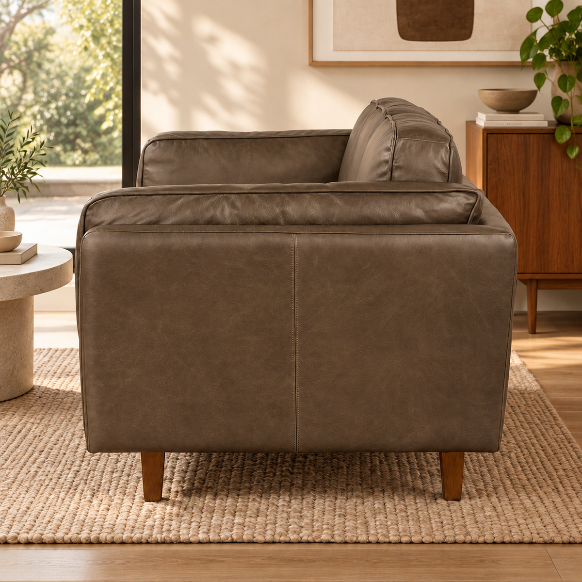 Brooklyn Leather 3 Seater Sofa