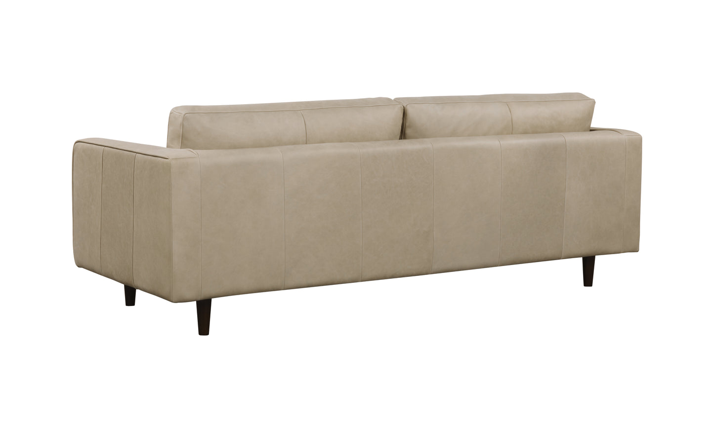 JACKSON SAGE LEATHER 3 STR SOFA  SEMI ANALINE