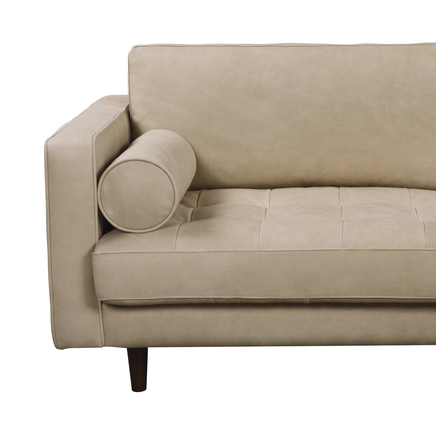 JACKSON SAGE LEATHER 3 STR SOFA  SEMI ANALINE