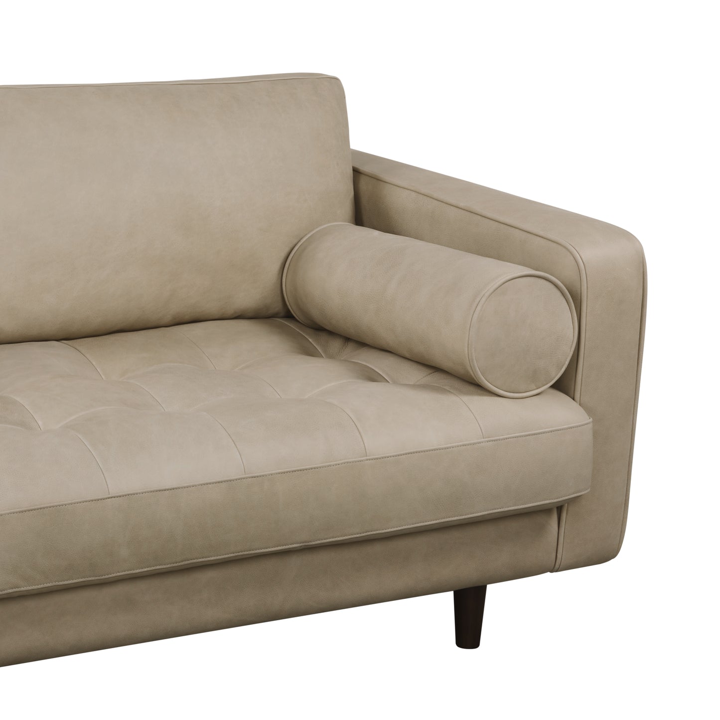 JACKSON SAGE LEATHER 3 STR SOFA  SEMI ANALINE