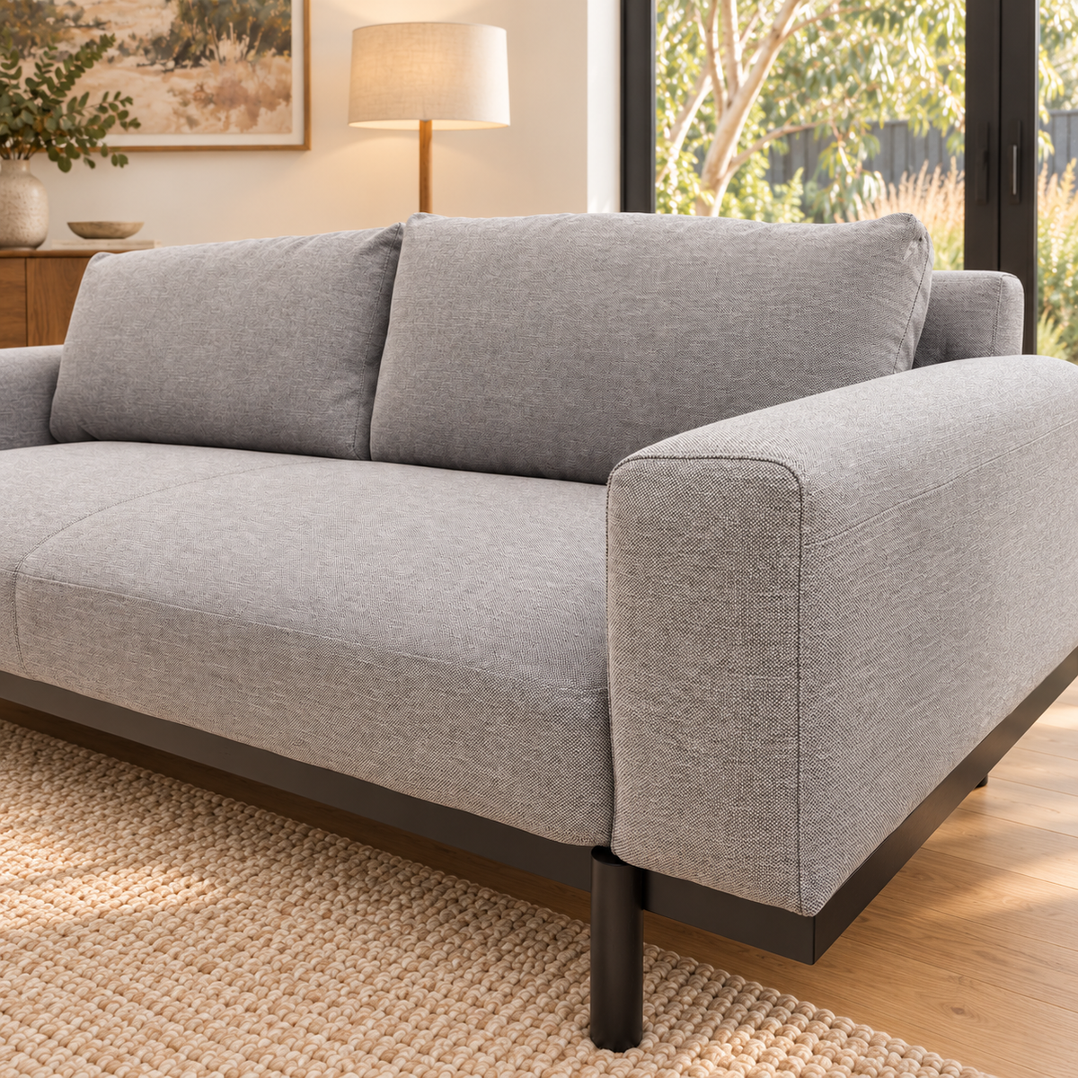 Sempre Fabric 2 Seater Sofa