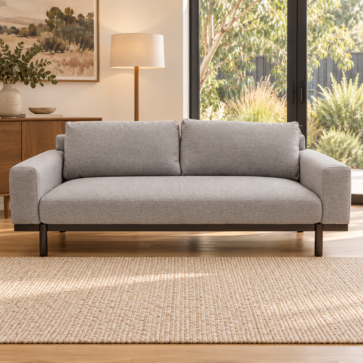 Sempre Fabric 2 Seater Sofa