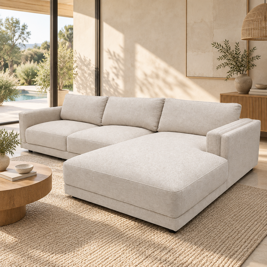 Vinny Fabric Chaise Lounge