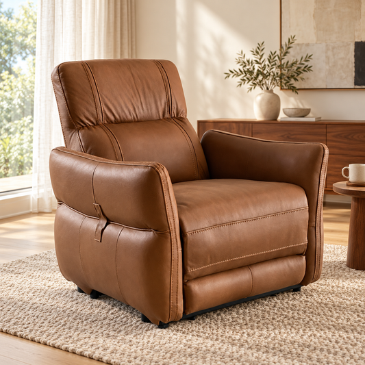 Torino Leather Electric Recliner Chair