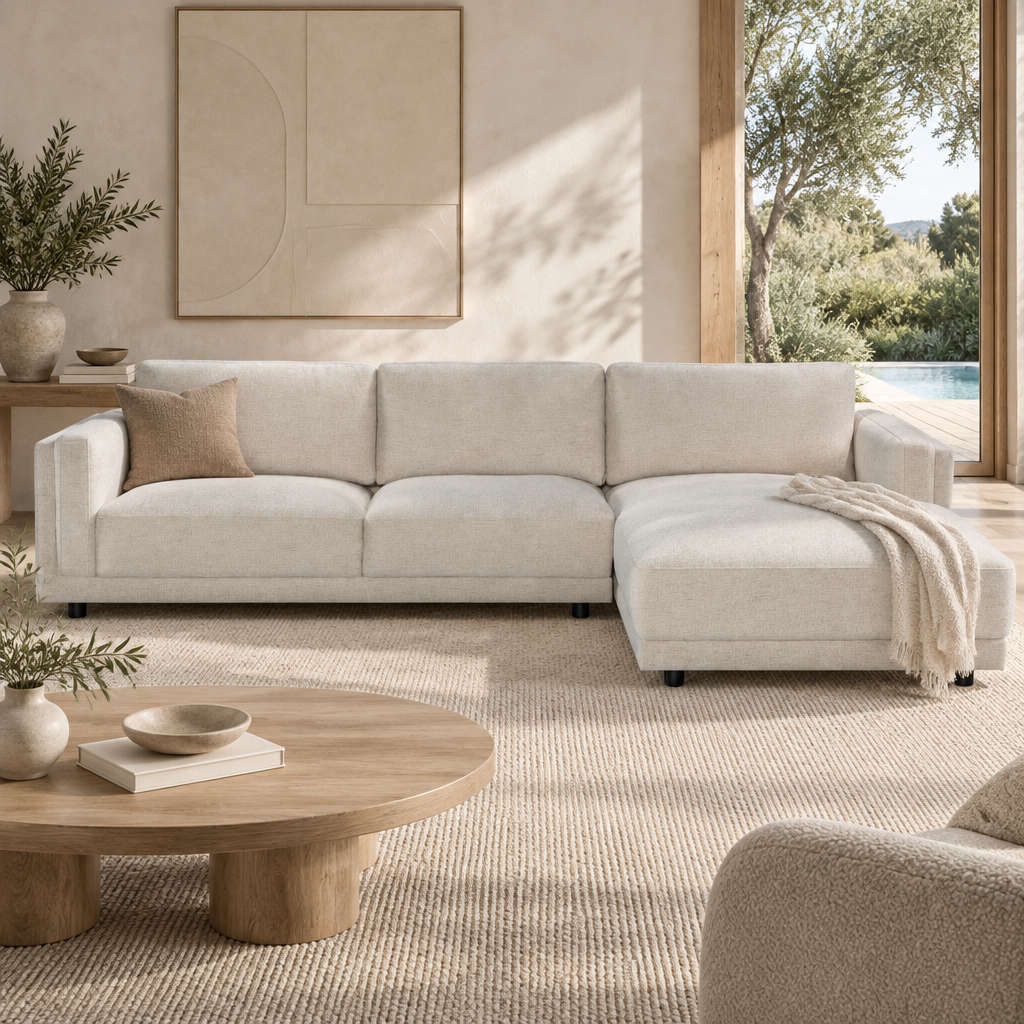 Vinny Fabric Chaise Lounge