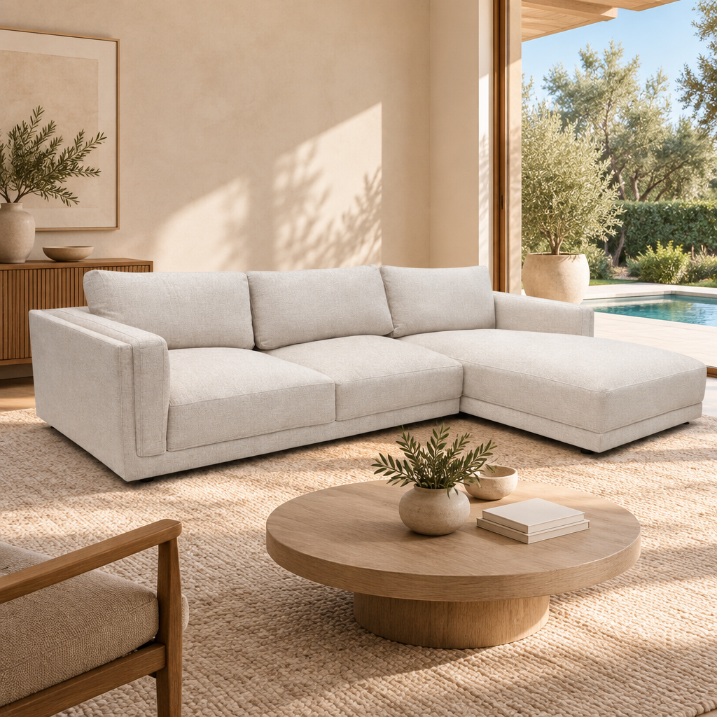 Vinny Fabric Chaise Lounge