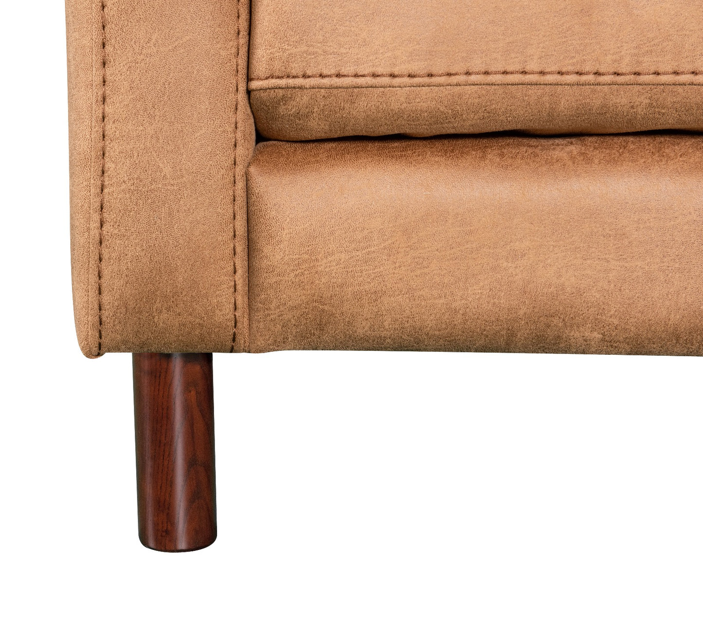 Bella 3 seater tan suede sofa  : TAN Hybrid ( heavy duty imitation suede)