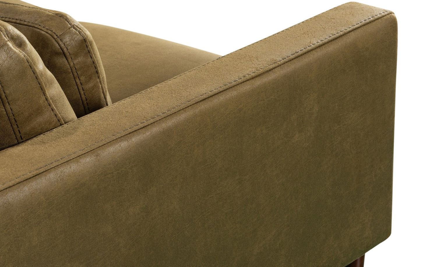 Bella 3 seater Moss Green Suede Lounge  : Moss Hybrid ( heavy duty imitation suede)