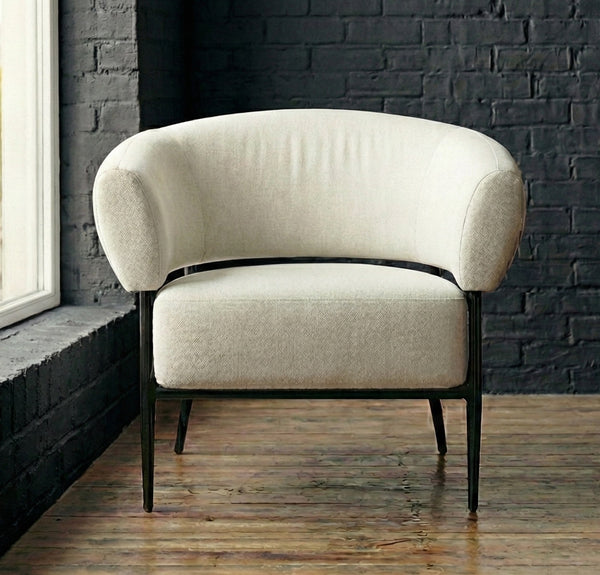 Cuba Occasional single lounge chair : Natural