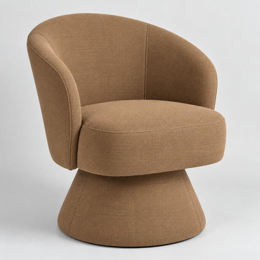 Circo Swivel Lounge Chair - Brown