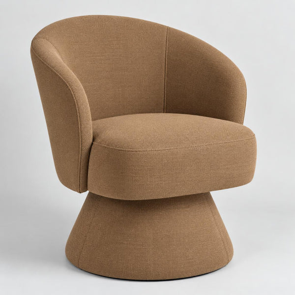 Circo Swivel Lounge Chair - Brown
