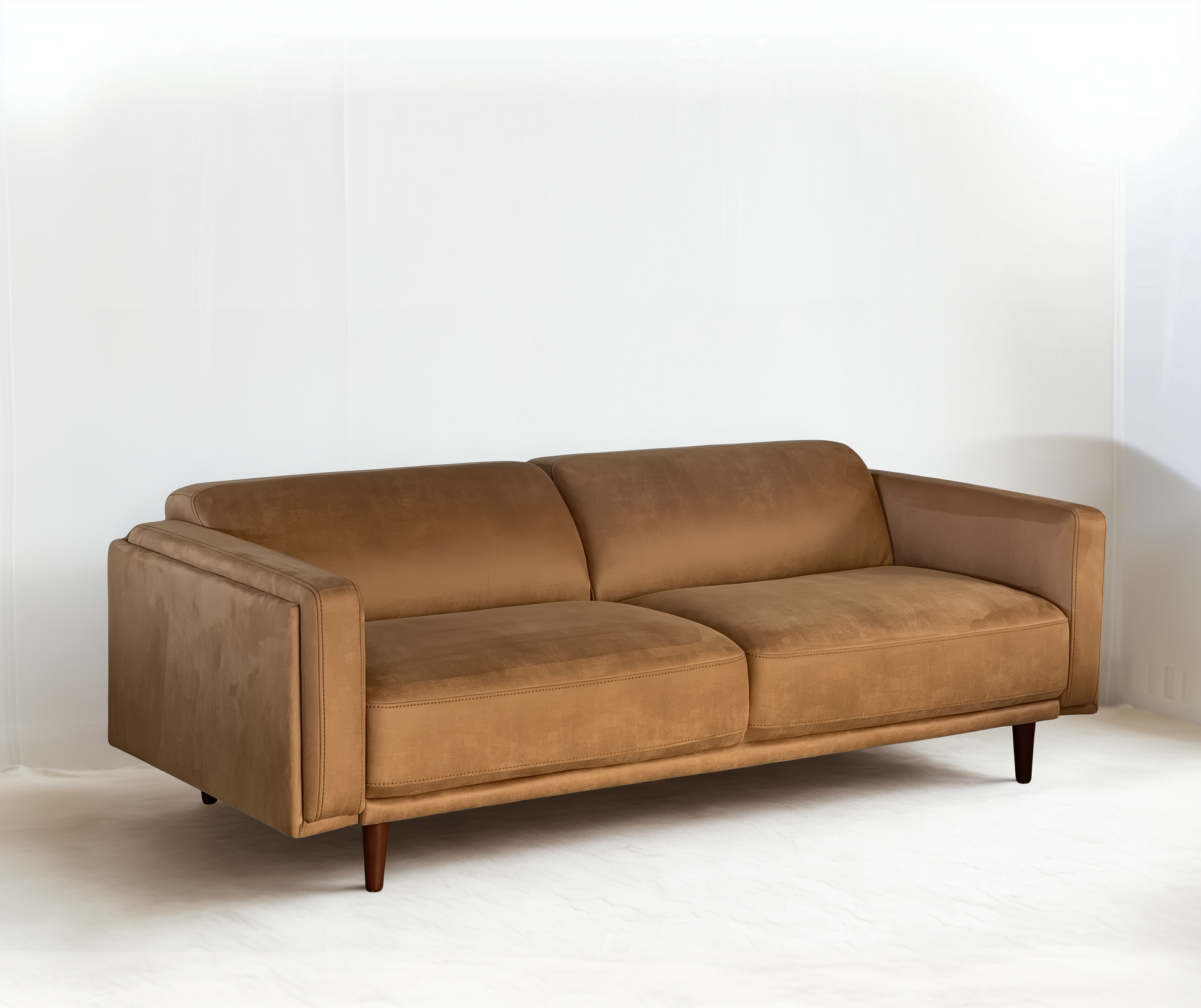 Hugo 3 seater Vegan Suede Sofa
