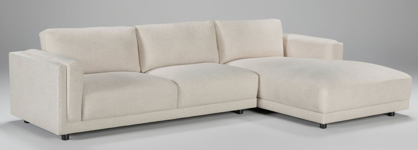 Vinny Chaise fabric sofa suite