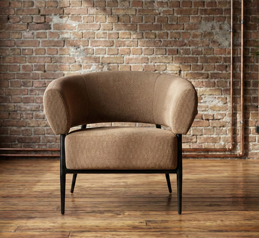 Cuba Occasional single lounge chair : Brown