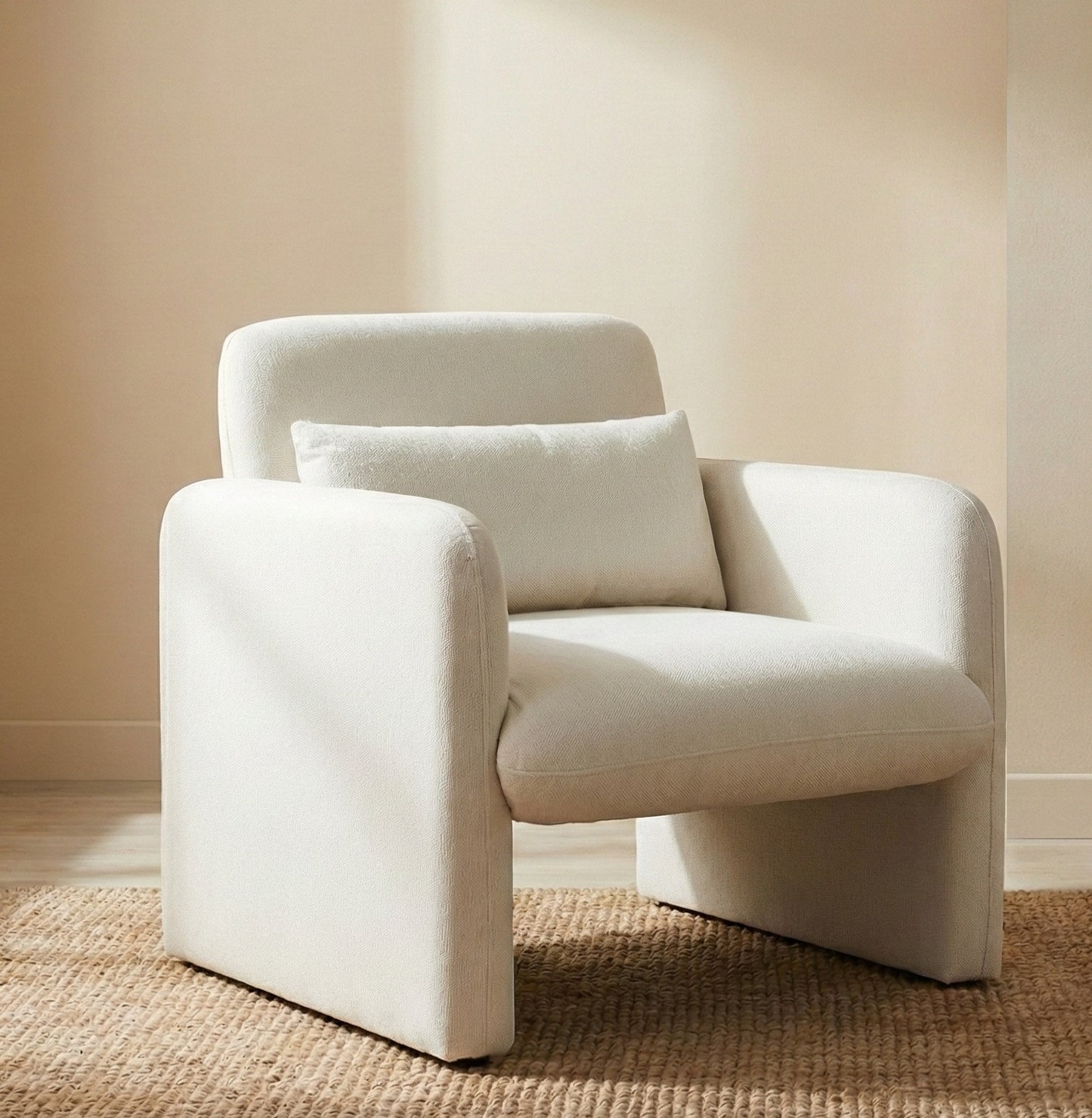 Tate Occasional single lounge chair - Natural